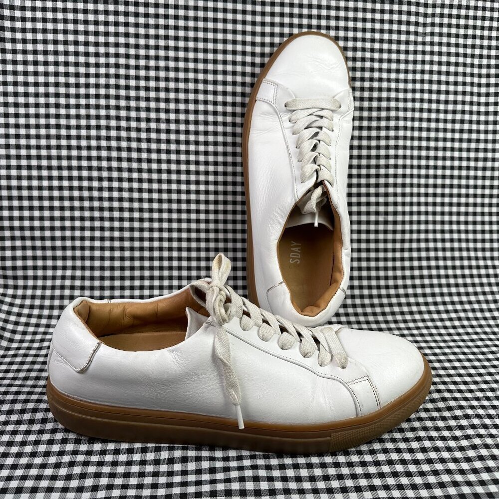 Thursday Boot Company Legacy Sneaker White Leather Gum Sole Men's Size 11.5